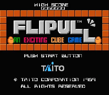 Flipull - An Exciting Cube Game (Japan) (En) (Rev 1) screen shot title